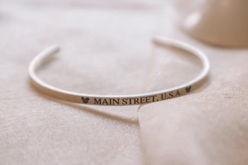 "Main Street, U.S.A." Sterling Silver cuff bracelet